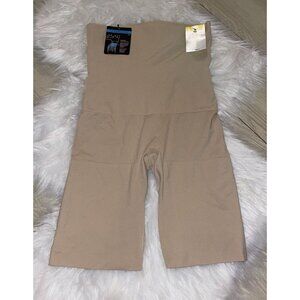 Maidenform 12622 Tummy Control Seamless High Waist Thigh Slimmer M Medium Beige